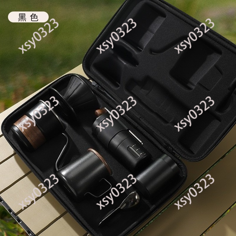 Coffee Equipment Pour Over - Tragbares Pour-Over Kaffee-Set, Outdoor Reise-Camping Kaffeeausrüstung,