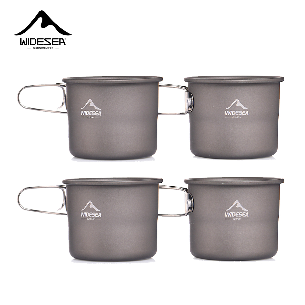 Coffee Equipment And Supplies - Widesea Camping-Becher, Outdoor, Kaffee, Tee, Aluminium,