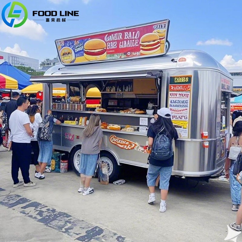 Equipment Of Coffee Shop - FL Maßgeschneiderter Imbisswagen, voll ausgestatteter Restaurant-Saftwagen,