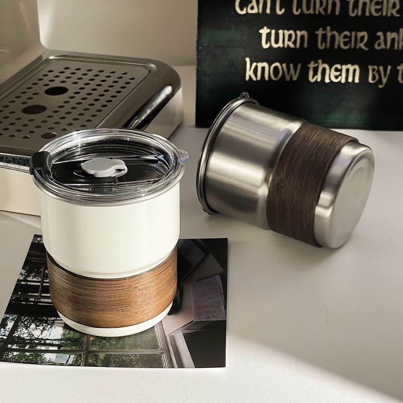 Coffee Equipment Camping - Edelstahl Kaffee Camping becher mit Deckel