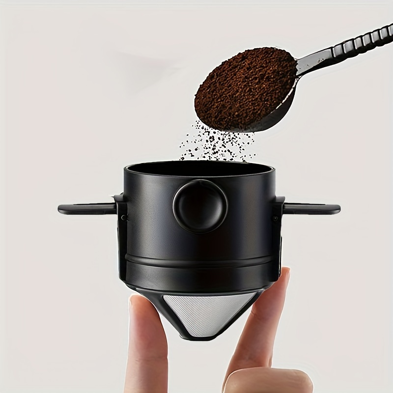 Coffee Equipment Pour Over - Kaffeefilterbecher, tragbar, wiederverwendbar, zum Übergießen von