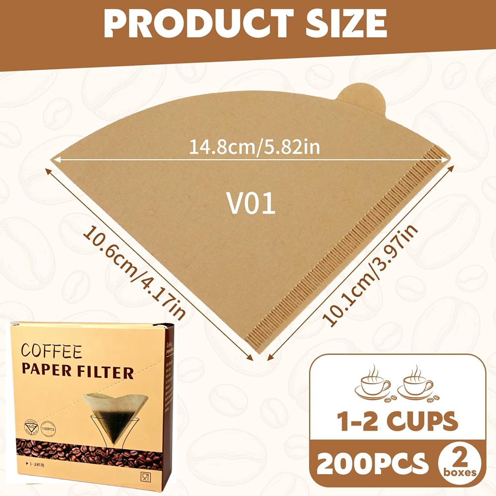 Kaffeefilter 200 Stück Konisch – Coffee Equipment For Home Bewertung und Preis