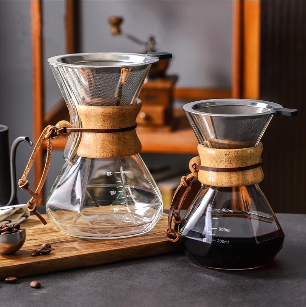 Kaffeekanne aus Glas mit Edels – Coffee Equipment Pour Over Bewertung und Preis