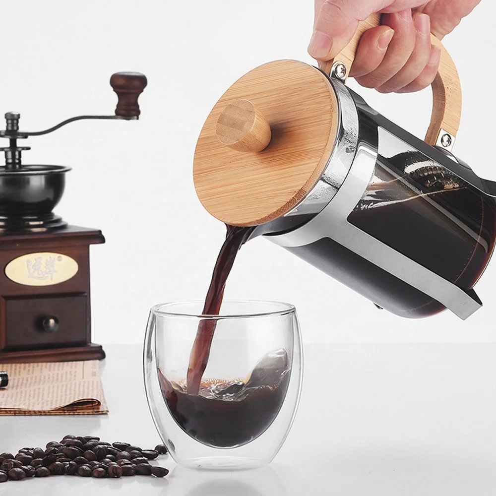 350/600ml Edelstahl-Presskanne – Coffee Equipment Camping Bewertung und Preis