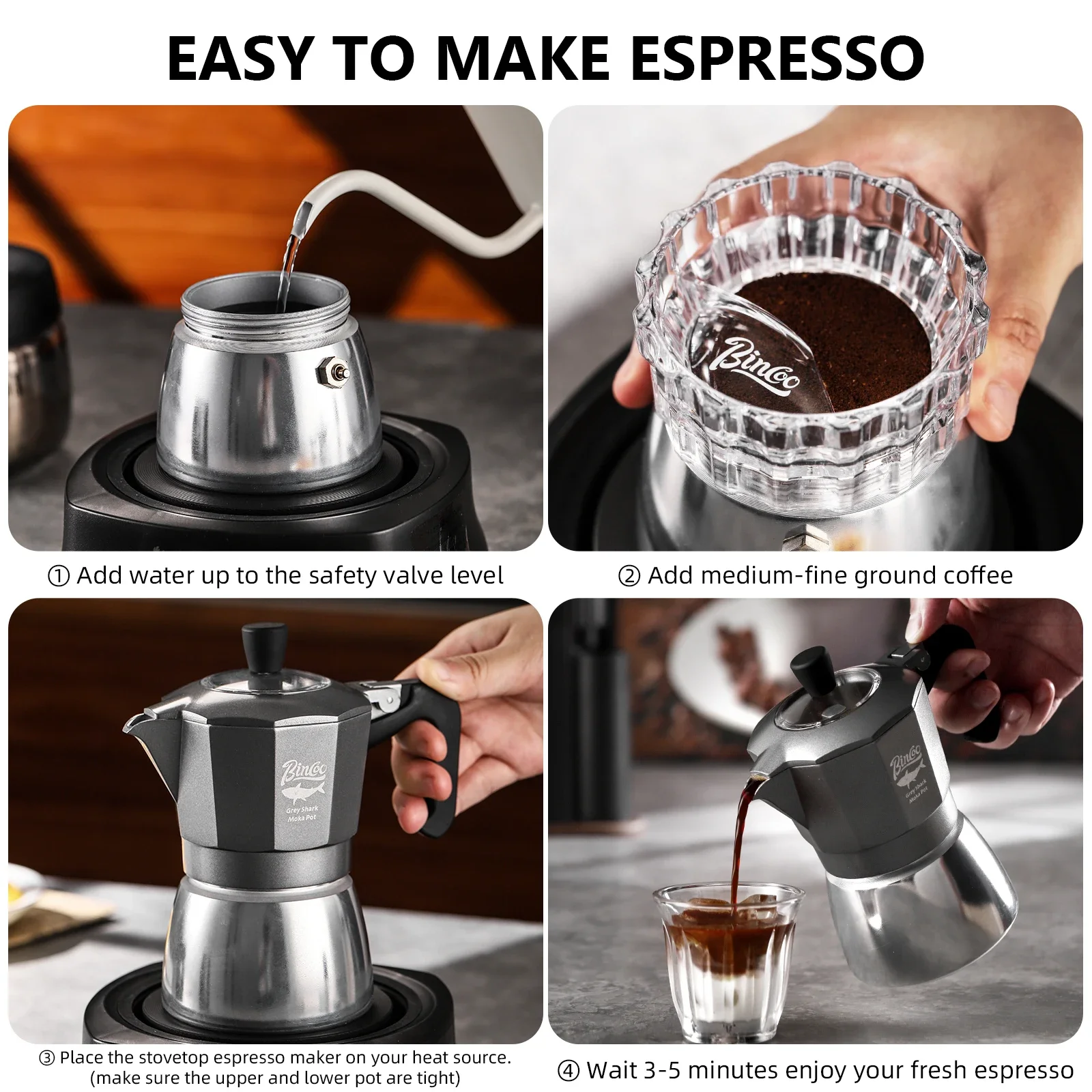 Bincoo 2-Tassen Doppelventil M – Coffee Equipment For Home Bewertung und Preis
