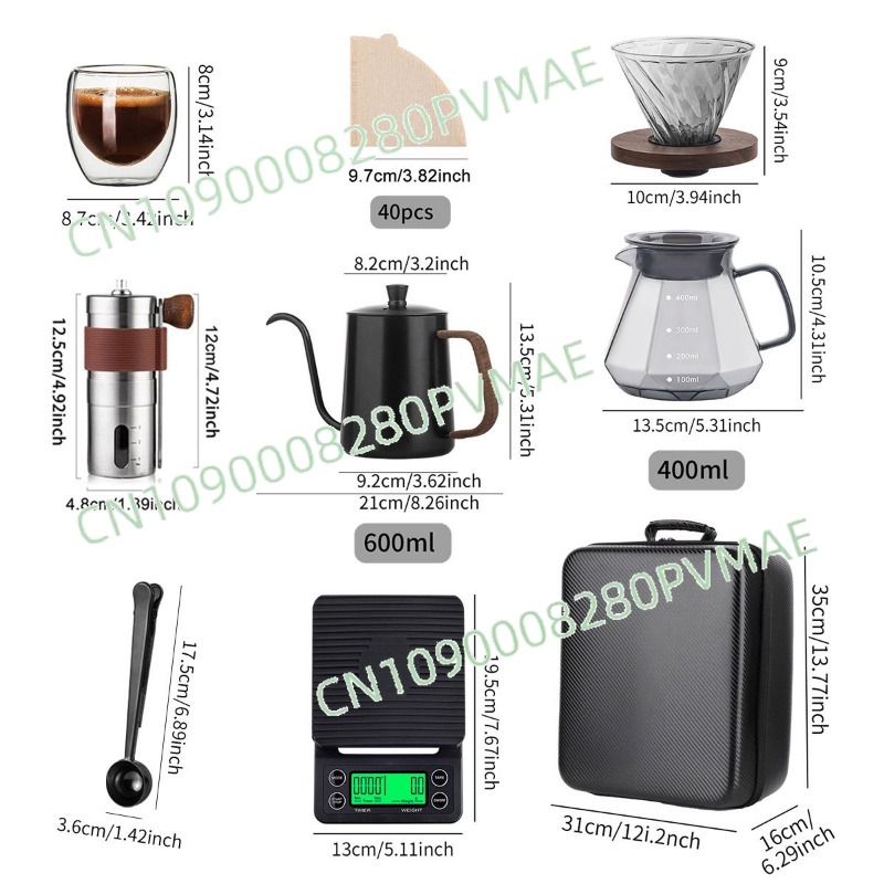 Handgebrühtes Kaffee-Set für O – Coffee Equipment Pour Over Bewertung und Preis