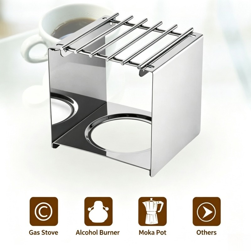 Quadratischer Kaffeekocherstän – Coffee Equipment Camping Bewertung und Preis