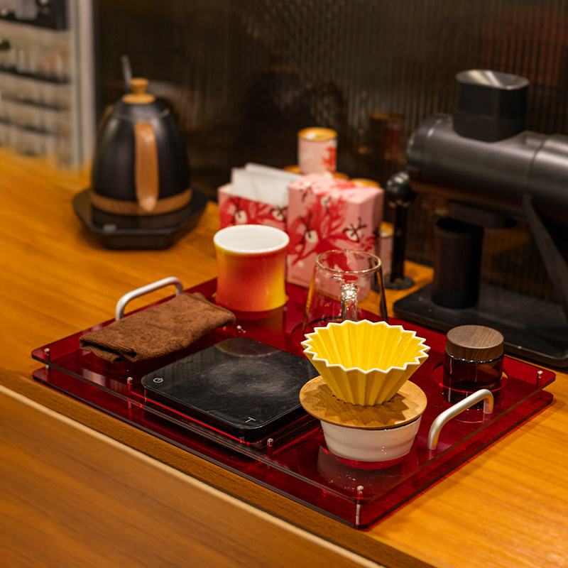 Kaffeetablett aus Acryl, zum A – Coffee Equipment And Supplies Bewertung und Preis