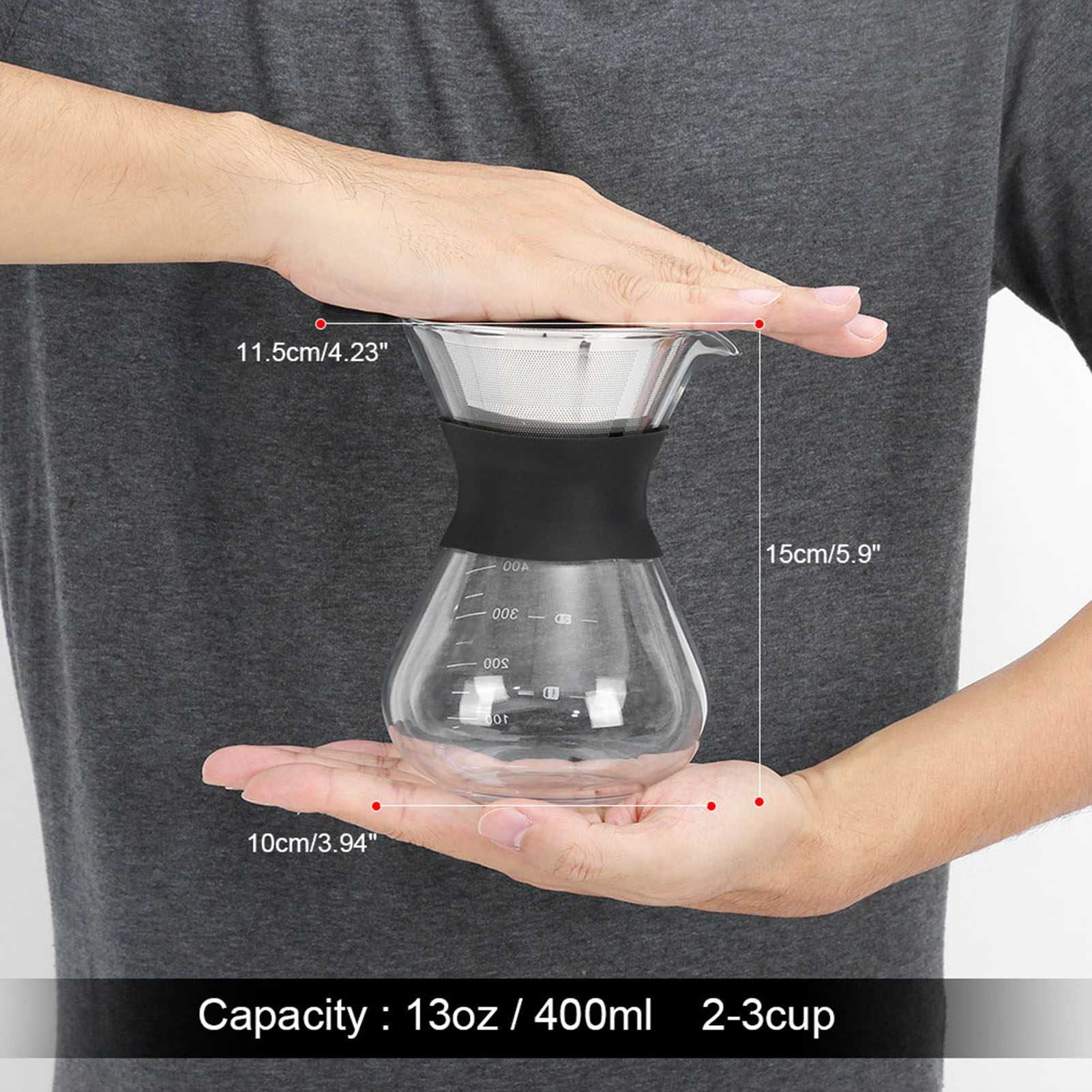 400ml manuelle Kaffee maschine – Coffee Equipment Pour Over Bewertung und Preis
