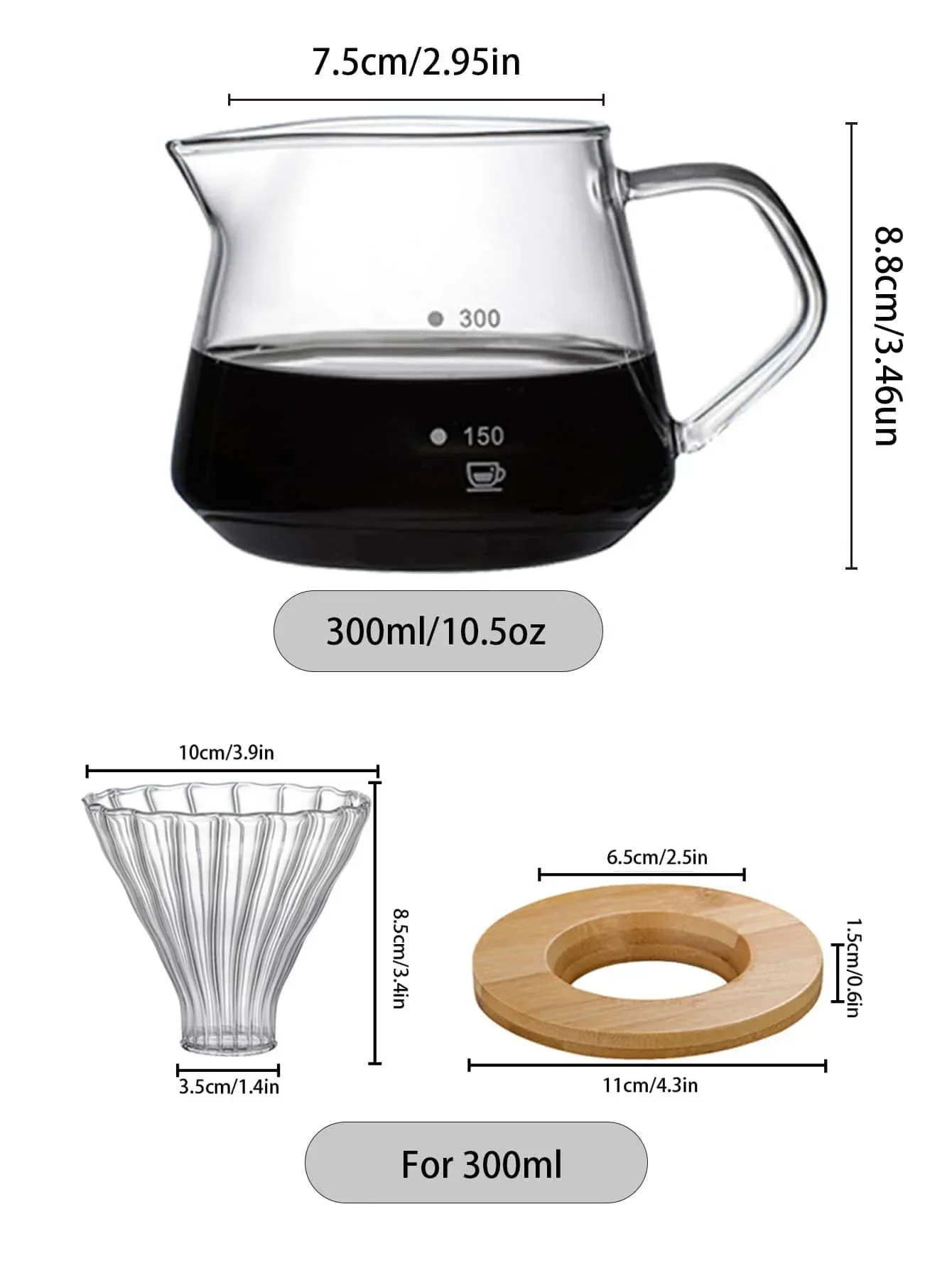 Punana 600 ml Kaffeemaschine-S – Coffee Equipment Pour Over Bewertung und Preis